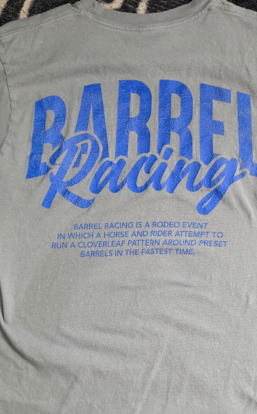 Ranch Dress'n Tee Size Small Barrel Racing